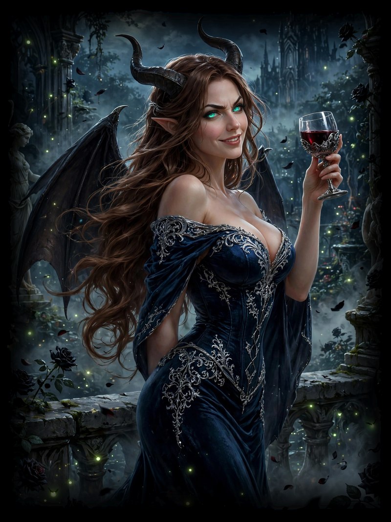 The Toast, The Toast, Chapter 1, original dark fantasy artwork from The Succubus Saga by Merci Web Design Studio
