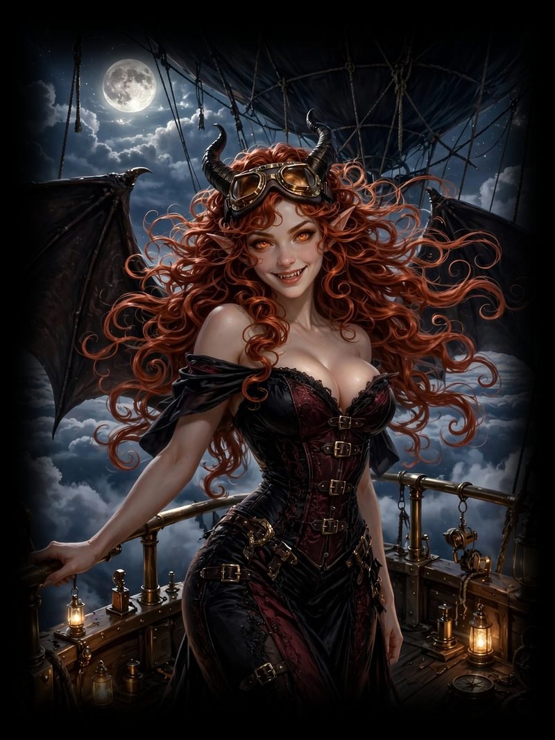She Flies At Night, She Flies At Night Chapter 1, original dark fantasy artwork from The Succubus Saga by Merci Web Design Studio