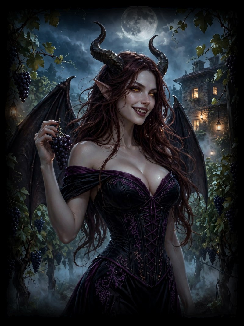 The Vintage, The Vintage, Chapter 1, original dark fantasy artwork from The Succubus Saga by Merci Web Design Studio