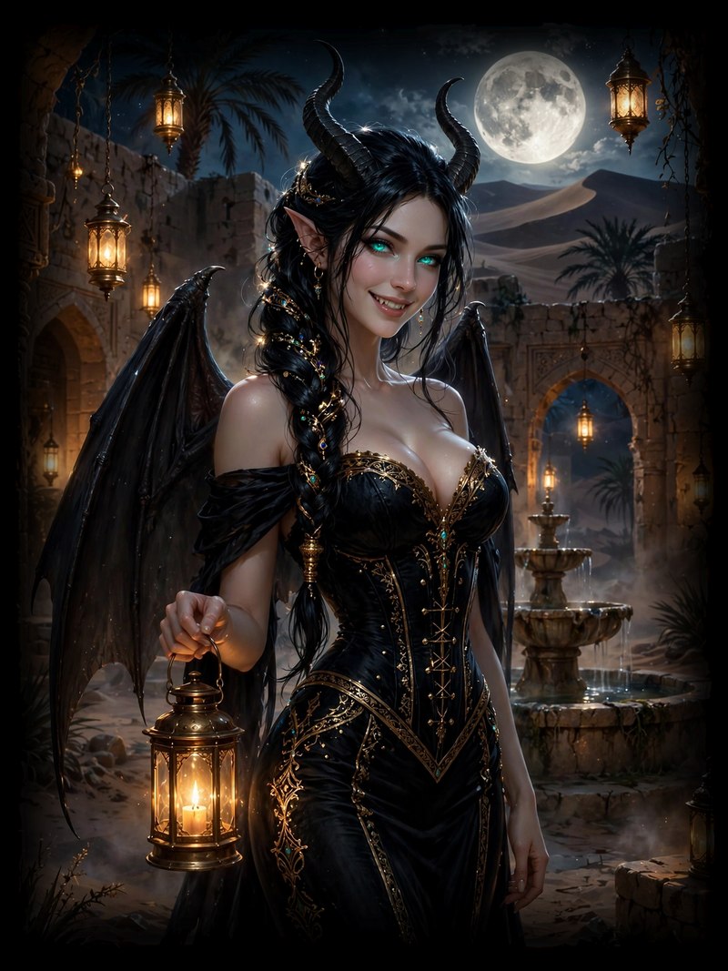 The Silk Road, The Silk Road, Chapter 1, original dark fantasy artwork from The Succubus Saga by Merci Web Design Studio