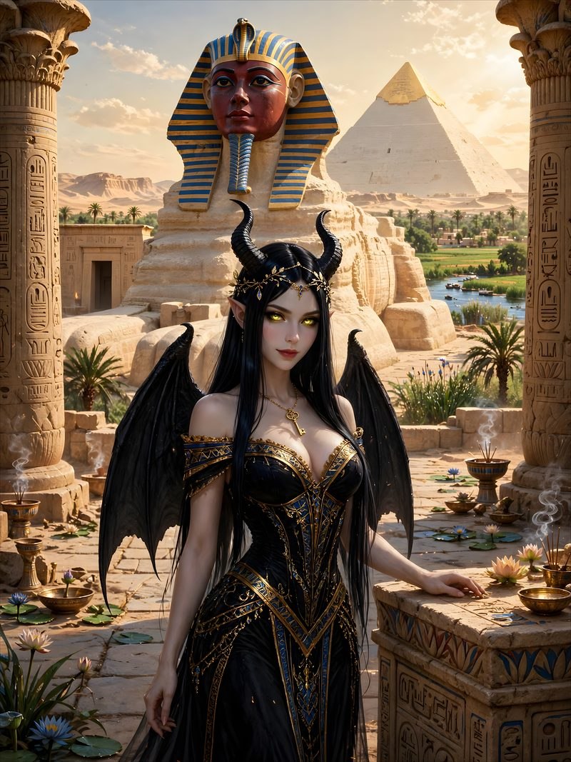 The Sealed Chamber, Tomb Queen Chapter 2, original dark fantasy artwork from The Succubus Saga by Merci Web Design Studio