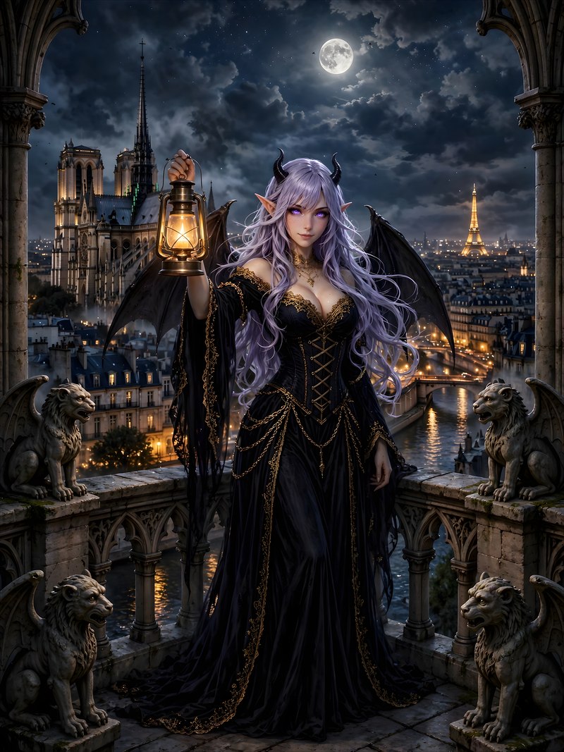 Where the Gargoyles Bow, Paris After Dark, Chapter 2, original dark fantasy artwork from The Succubus Saga by Merci Web Design Studio